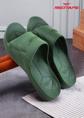 Red Tape Men Slides(Olive 6)