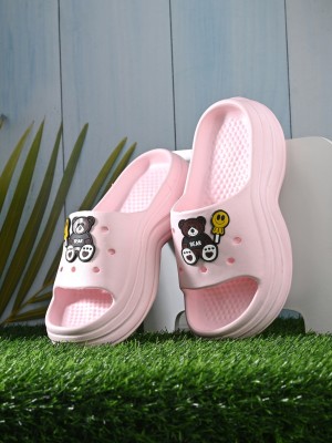 Afrojack Women Slides(Pink , 6)