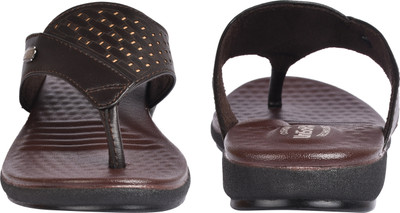 Unisoft Women Flip Flops(Brown , 7)