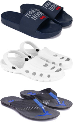 Pennen Men Slippers(Grey , 6)