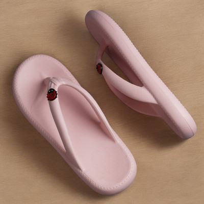 Free Kicks Women Slippers(Pink , 8)