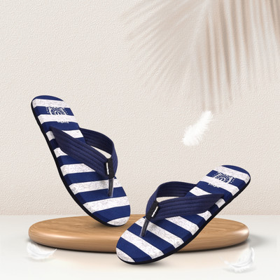 TURBO Men Trendy Soft Men Slippers for Daily Wear | Anti-Skid | Lightweight & Durable Flip Flops(Navy , 11)