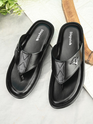 Dispatch Men Slippers(Black , 6)