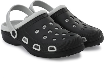 Birde Men Slippers(Black, Grey , 7)