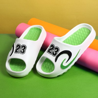 LR Comfort Choice Men Stylish Treding Light Weight Comfortable Waterproof Slides for men Slides(Green , 8)