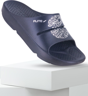 FLITE Men Slides(Black, Black , 10)