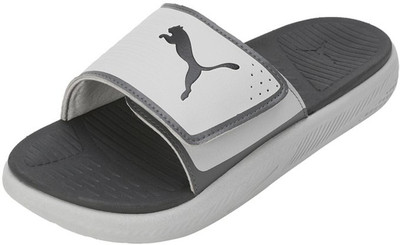 PUMA Men Softride Slide V Slides(Grey , 9)