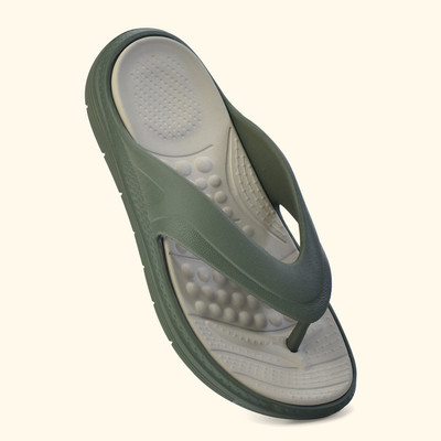 yoho Men Slippers(Olive , 8)