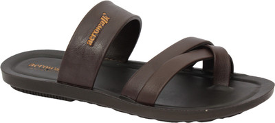 aerowalk Men Slides(Brown , 9)