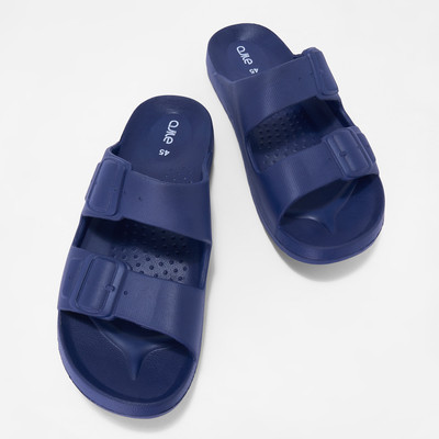 Ajile By Pantaloons Men Flip Flops(Blue , 6)
