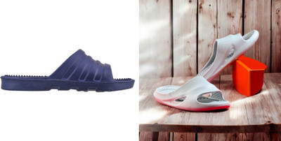 ventus Men Flip Flops(Blue, Grey , 8)