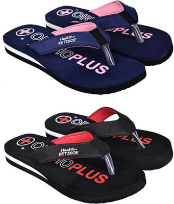 KETIKOE Women Slippers(Multicolor , 8)