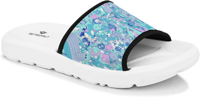M7 By Metronaut Women Slides(Blue , 8)