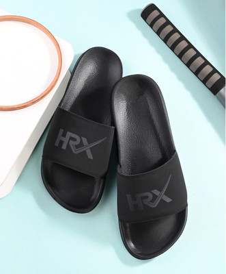 HRX by Hrithik Roshan Men Slides(Black , 6)