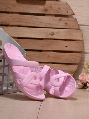 Roadster Women Slides(Pink , 5)
