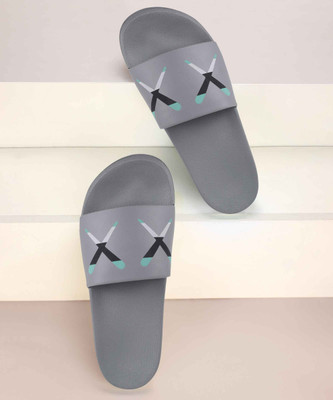 STEP WEY Men Slides(Grey , 11)