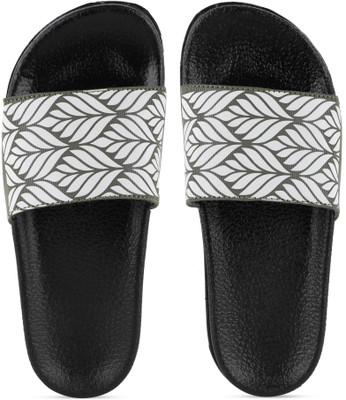 AMACLASS Women Slides(Grey , 5)