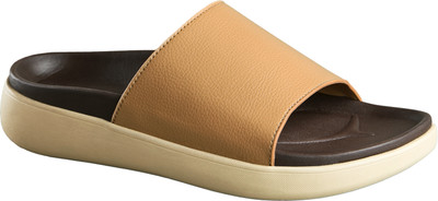 Neemans Men Slides(Beige , 7)