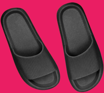 Judgement Men Flip Flops(Black , 6)