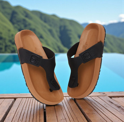 Kapani Fashion Men Sandals(Beige , 7)
