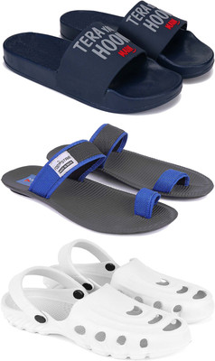 DRACKFOOT Men Slippers(Multicolor , 6)