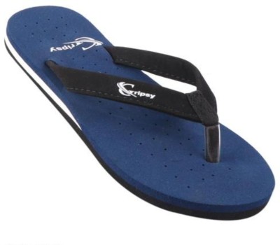 OSM Women Flip Flops(Blue , 8)