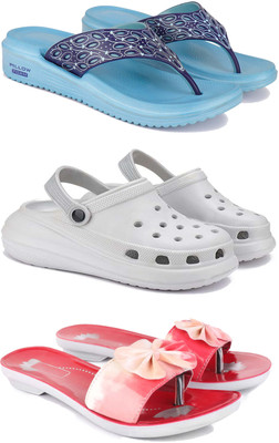 WINGSCRAFT Women Flip Flops(Multicolor , 7)