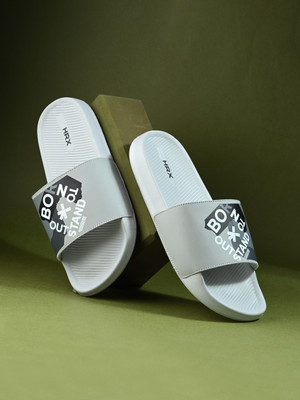HRX by Hrithik Roshan Men Slides(Grey , 8)