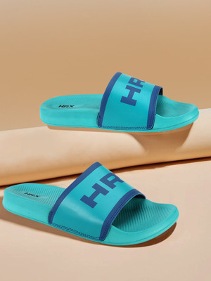 HRX by Hrithik Roshan Men Slides(Green , 10)