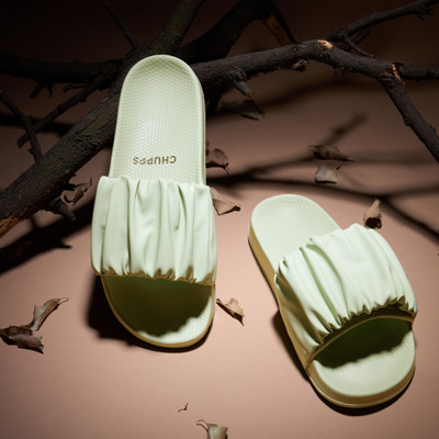 Chupps Women Slides(Green , 8)