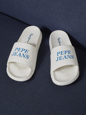 Pepe Jeans Men Slides(White , 11)