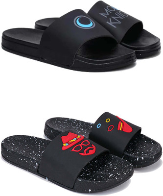 DRACKFOOT Men Slides(Multicolor , 9)