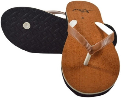 house of common Women Slippers(Yellow , 7)