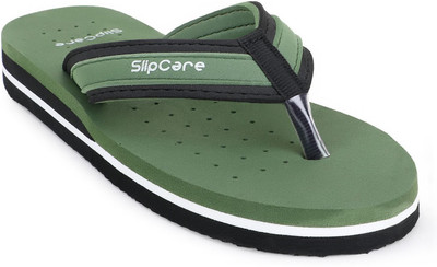 SLIPCARE Women slippers for women Ortho-Care Diabetic Orthopaedic Comfort Dr Slippers Chappal Flip Flops(Green , 8)