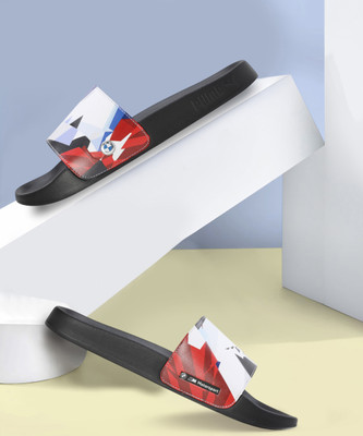 PUMA Men BMWMMS Leadcat2.0Graphic IN Slides(Black , 8)