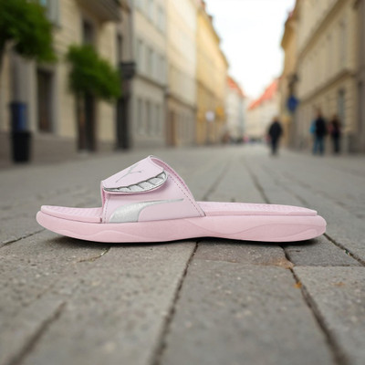 PUMA Women Royalcat Comfort SoftrideWns Slides(Purple , 6)