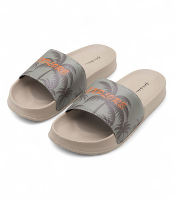 Mast & Harbour Men Slides(Beige , 11)
