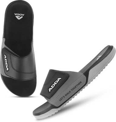 Adda Men Slides(Black , 9)
