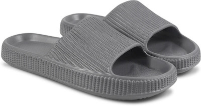 athree Men Slides(Grey , 8)