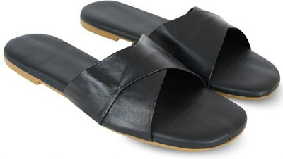 kalbellia Women Slippers(Black , 9)