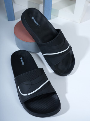 Roadster Men Slides(Black , 7)