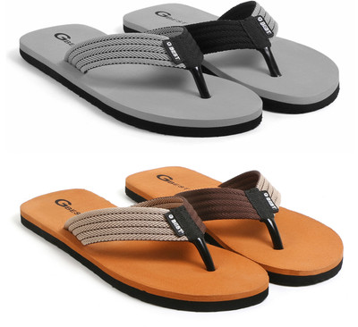 G Best Men Flip Flops(Multicolor , 6)