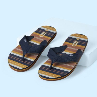 Ajile By Pantaloons Men Flip Flops(Navy , 8)