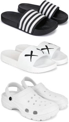 Pennen Men Flip Flops(White , 10)