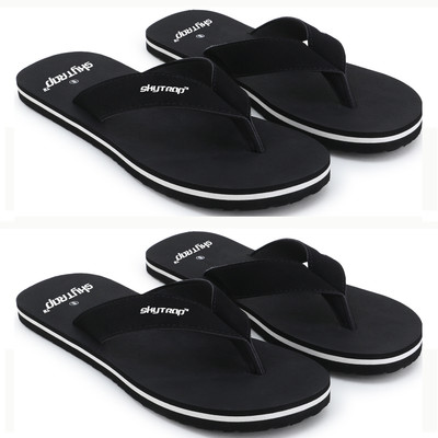Feens Men Slippers(Black , 10)