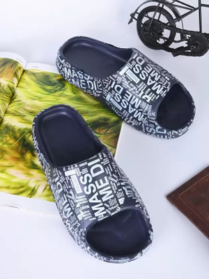 Fabbmate Men Slides(Blue , 7)