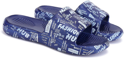 DRACKFOOT Men Flip Flops(Blue , 8)