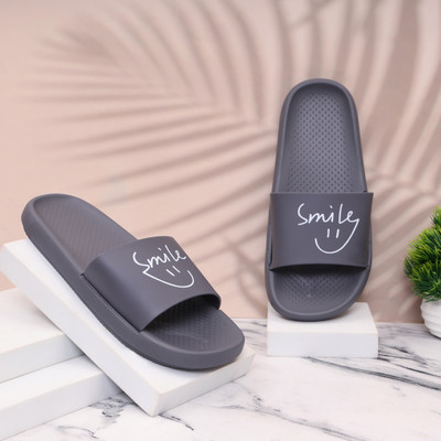 Gizmoz Women Slides(Grey , 4)