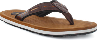 Sparx Men Flip Flops(Tan, Brown , 10)