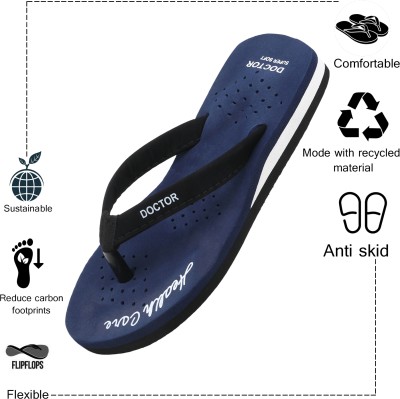 Footup Women Footup Women Flip Flop|Soft Comfortable|Breathable|Fashionable|Lightweight Slippers(Black , 6)